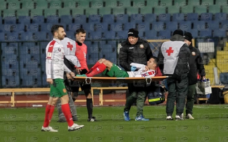 Студът причинил травмата на Миланов срещу Беларус