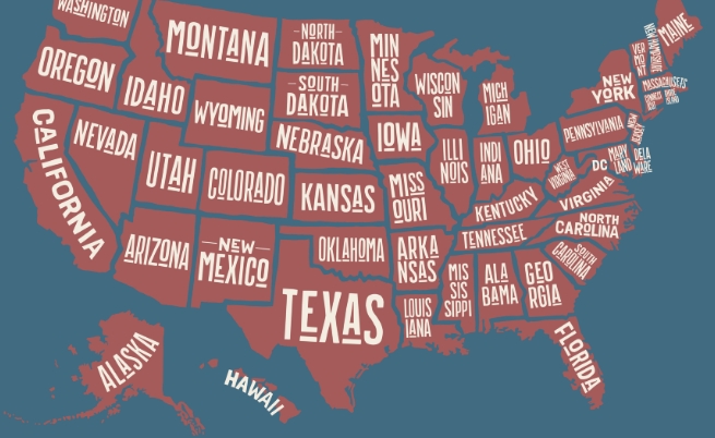 Кой е най-малкият щат в САЩ?