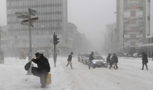 Сърбия, студено време