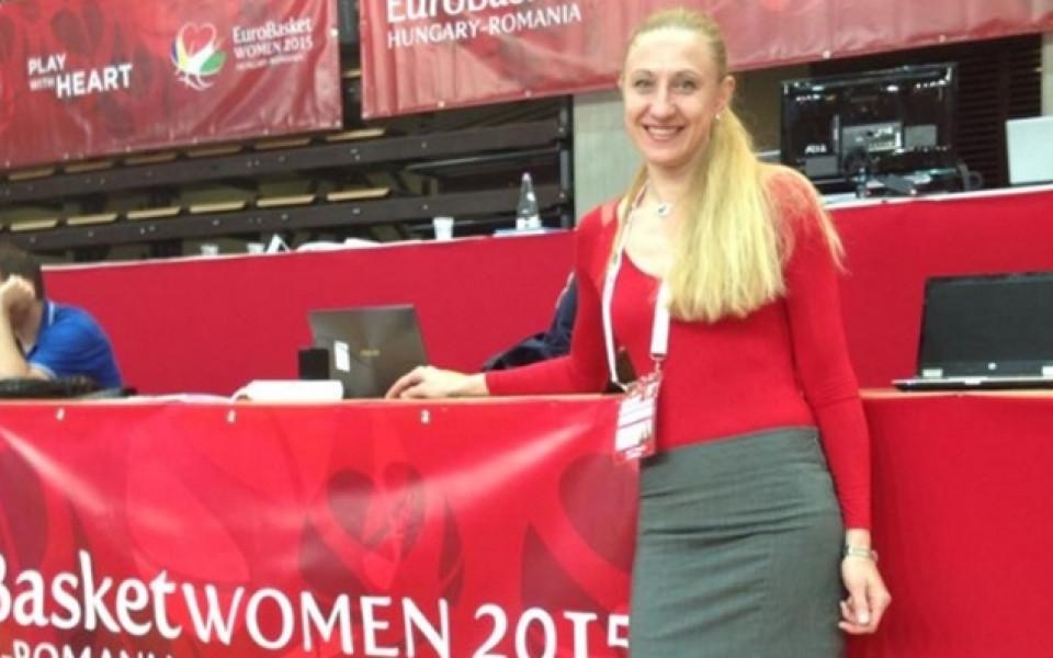 Нора Рангелова - комисар на Финалната четворка на Евролигата за жени
