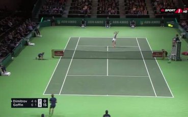 Ротердам 2017: Григор Димитров - Давид Гофен (трети сет)