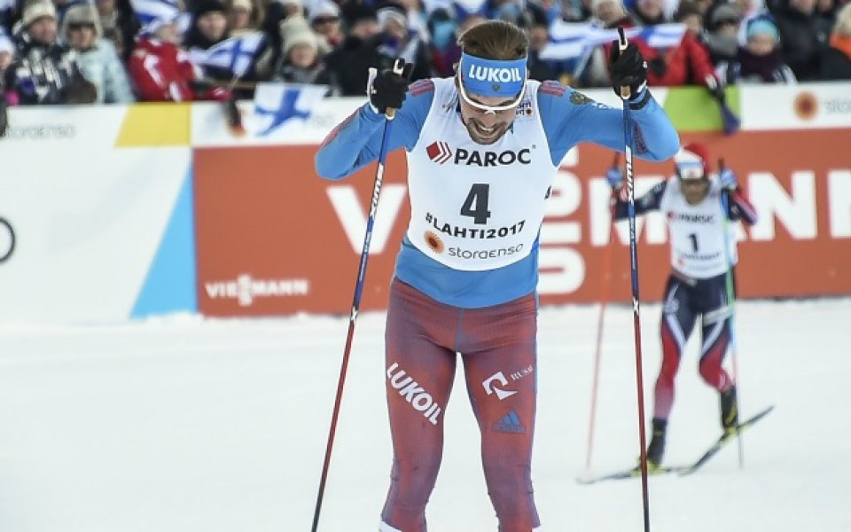 Сергей Устюгов спечели скиатлона на световното в Лахти