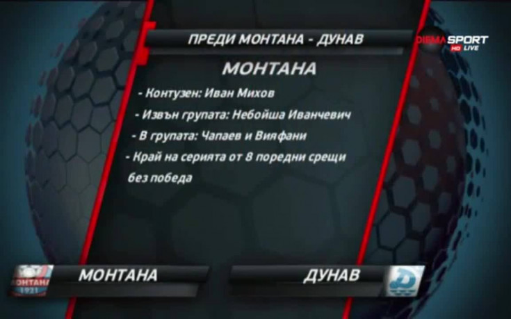 Монтана и Дунав откриват 23-ия кръг