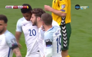 Англия матира Литва с втори гол