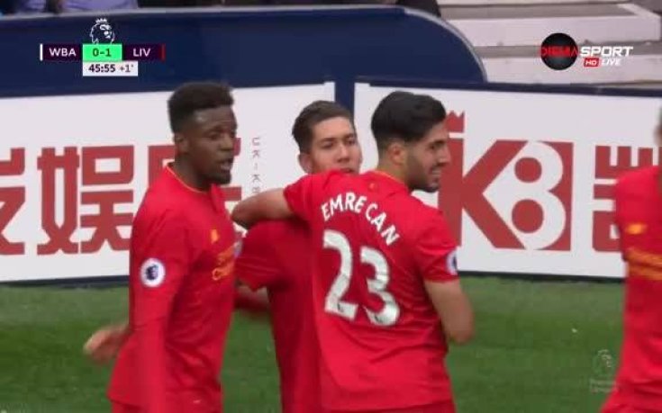 Фирмино поведе Ливърпул напред