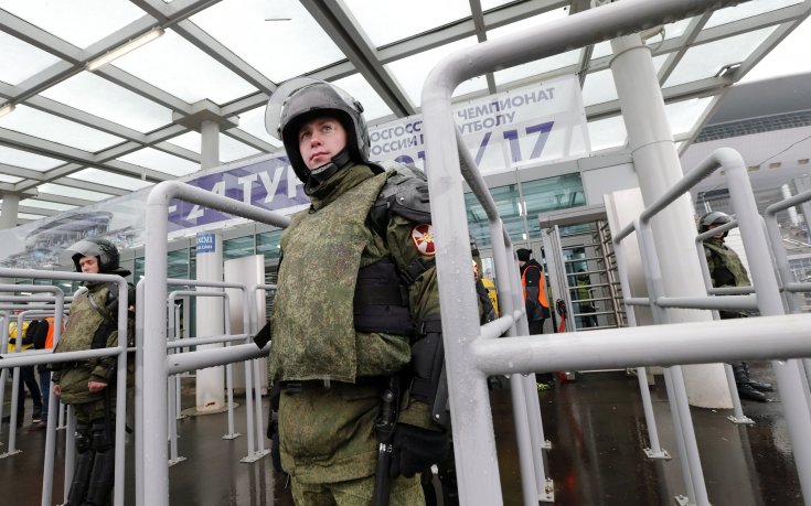 64-ма арестувани след финала за Купата в Русия
