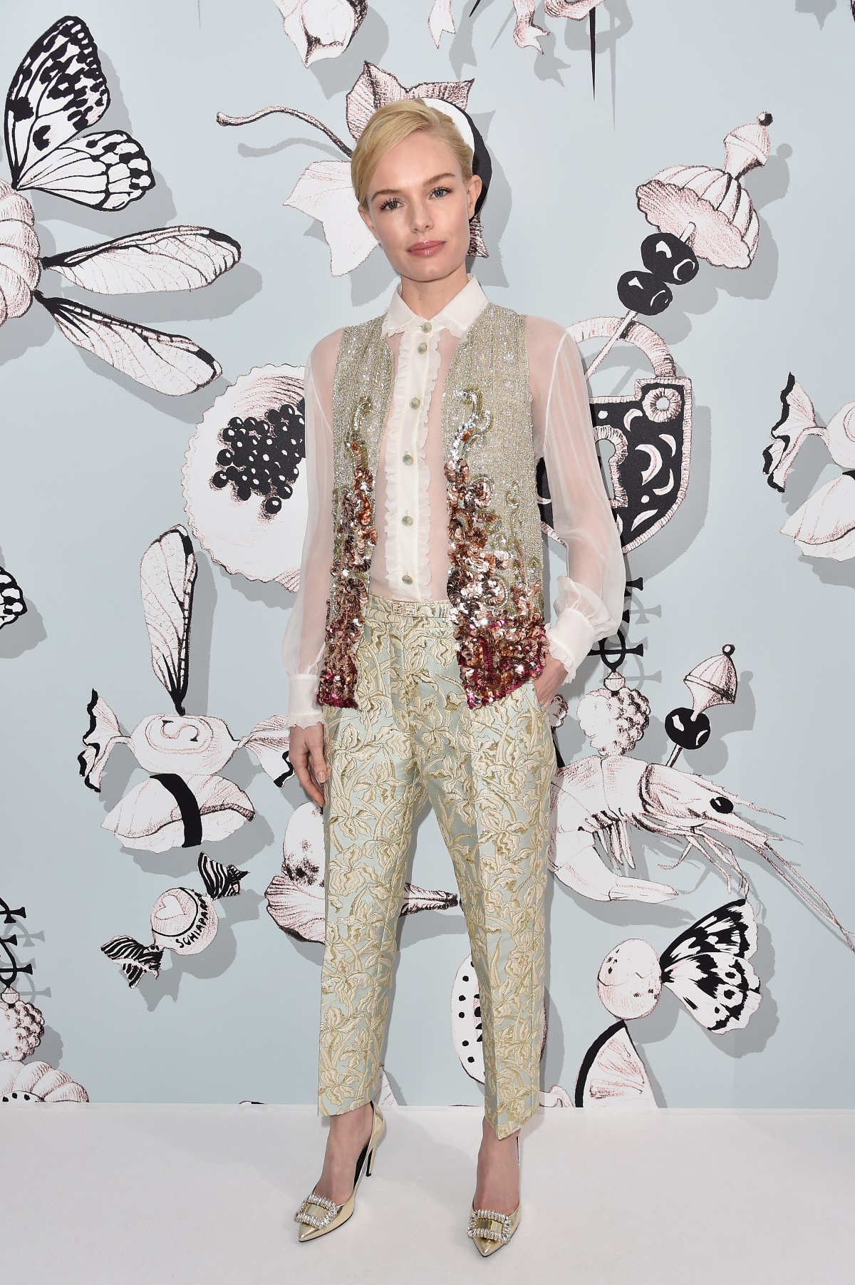 Кейт Босуърт на Седмицата на модата в Париж, 2016 г.