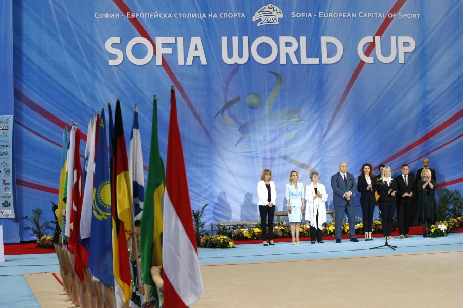 Церемония по откриване на Световната купа по художествена гимнастика1