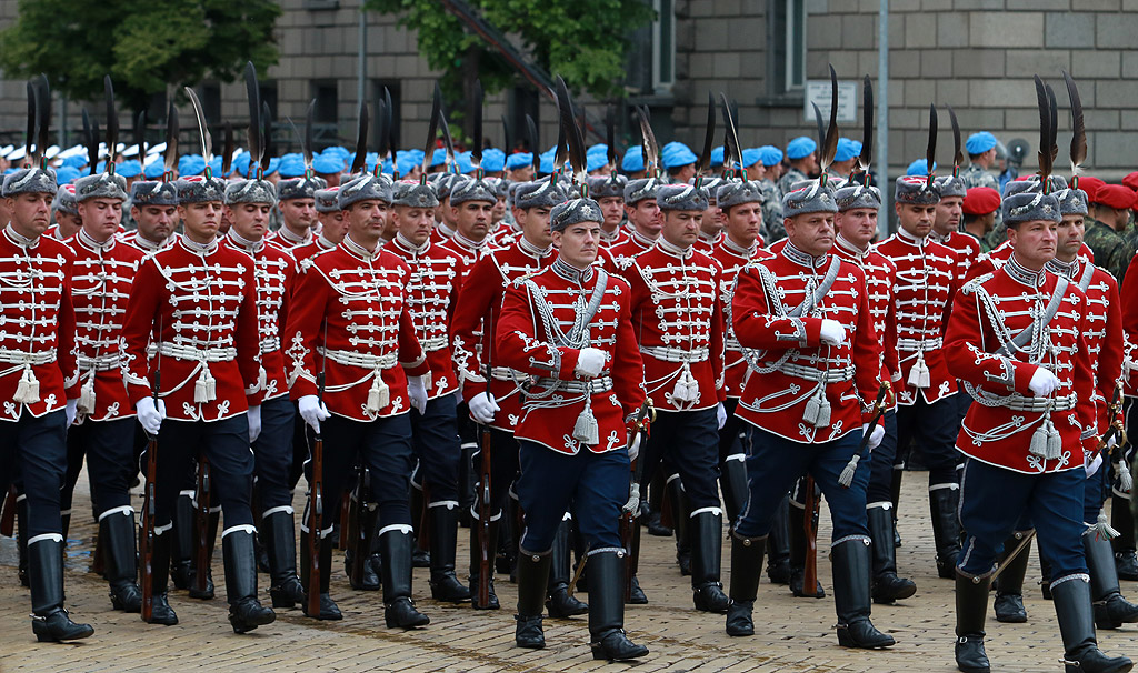 Военния парад в столицата по повод 6 май – Ден на храбростта и празник на българската армия.