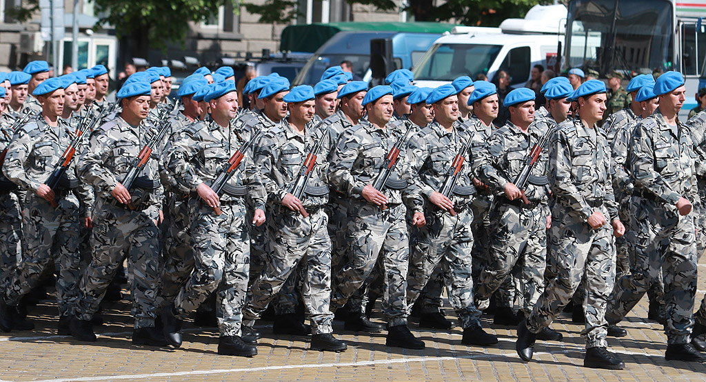 Военния парад в столицата по повод 6 май – Ден на храбростта и празник на българската армия.