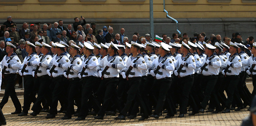 Военния парад в столицата по повод 6 май – Ден на храбростта и празник на българската армия.