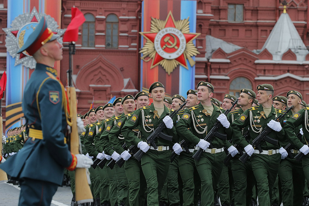 Военният парад на Червения площад по случай Деня на победата в Русия