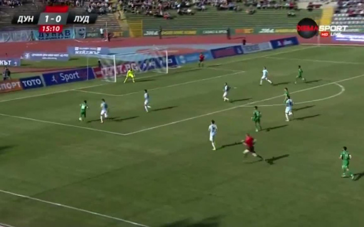 Дунав - Лудогорец 1:0 /първо полувреме/