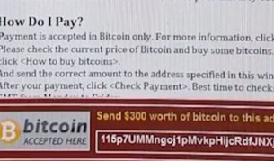 Вирусът WannaCry иска от потребителите да платят откуп за заключените си данни