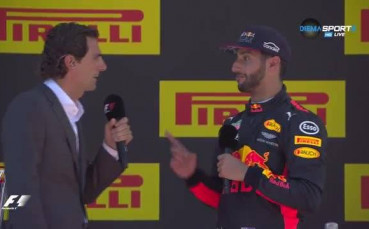 Даниел Рикиардо: Имахме късмет с отпадането на Ботас