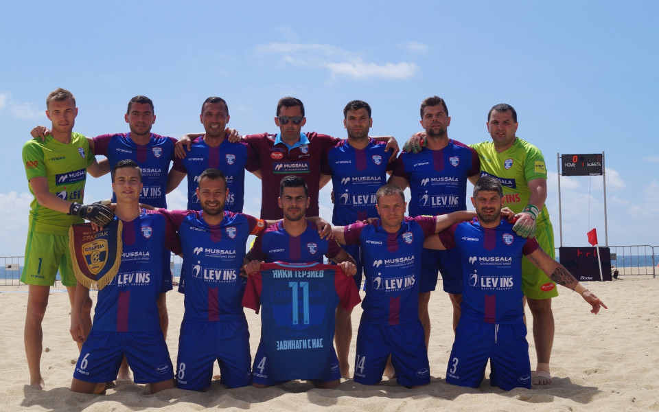 Спартак Вн с първа победа в ШЛ по плажен футбол в Португалия