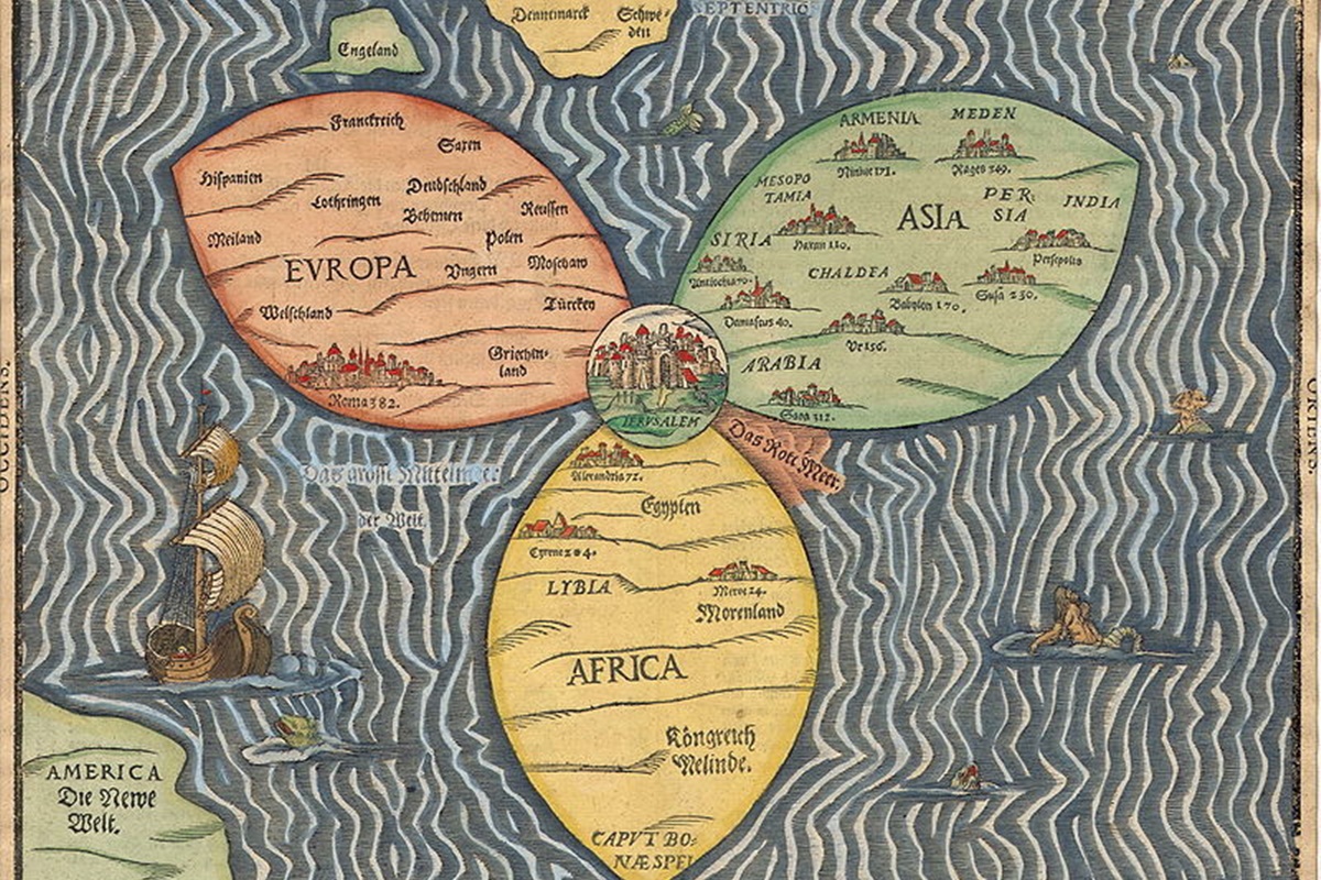 <p>Трилистната детелина на Бюнтинг е карта, нарисувана от Хайнрих Бюнтинг в Германия през 1581 г. Идеята не е светът да бъде изобразен действително, а като израз на християнското триединство, в което център е Йерусалим и държи света обединен.</p>
