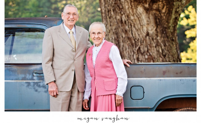  Руби и Херълд при първата им фотосесия преди 5 години. 