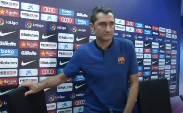 Старши треньорът на Барселона Ернесто Валверде коментира предстощия двубой със