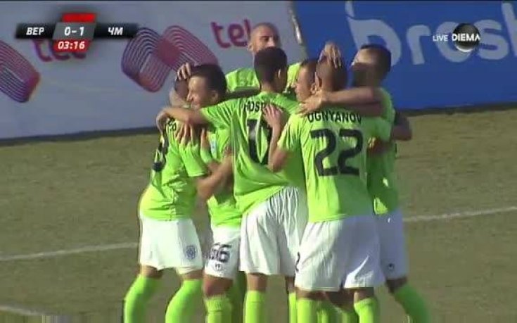 Верея - Черно море 0:2 /полувреме/