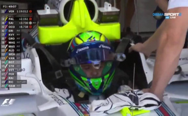 Маса отново на пистата след посещение в болницата