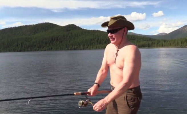  Студената вода не спряла президента 