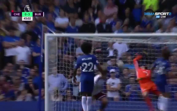 Челси - Бърнли 0:3 /първо полувреме/