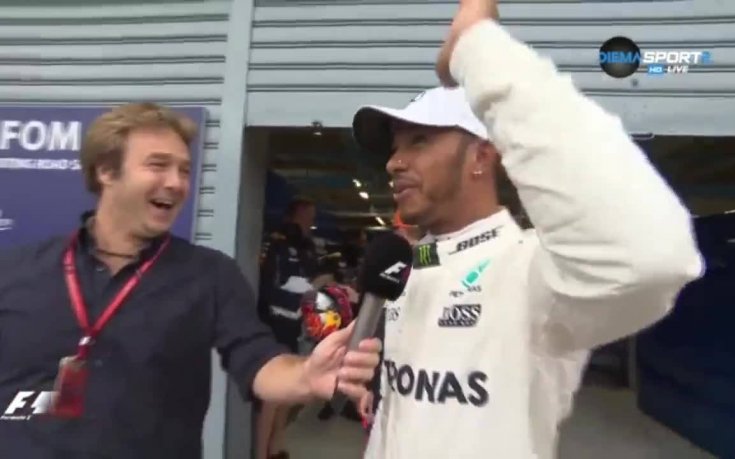 Люис Хамилтън щастлив: Обичам те, Италия!