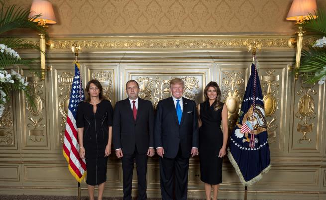 Президентските двойки на България и САЩ в ООН