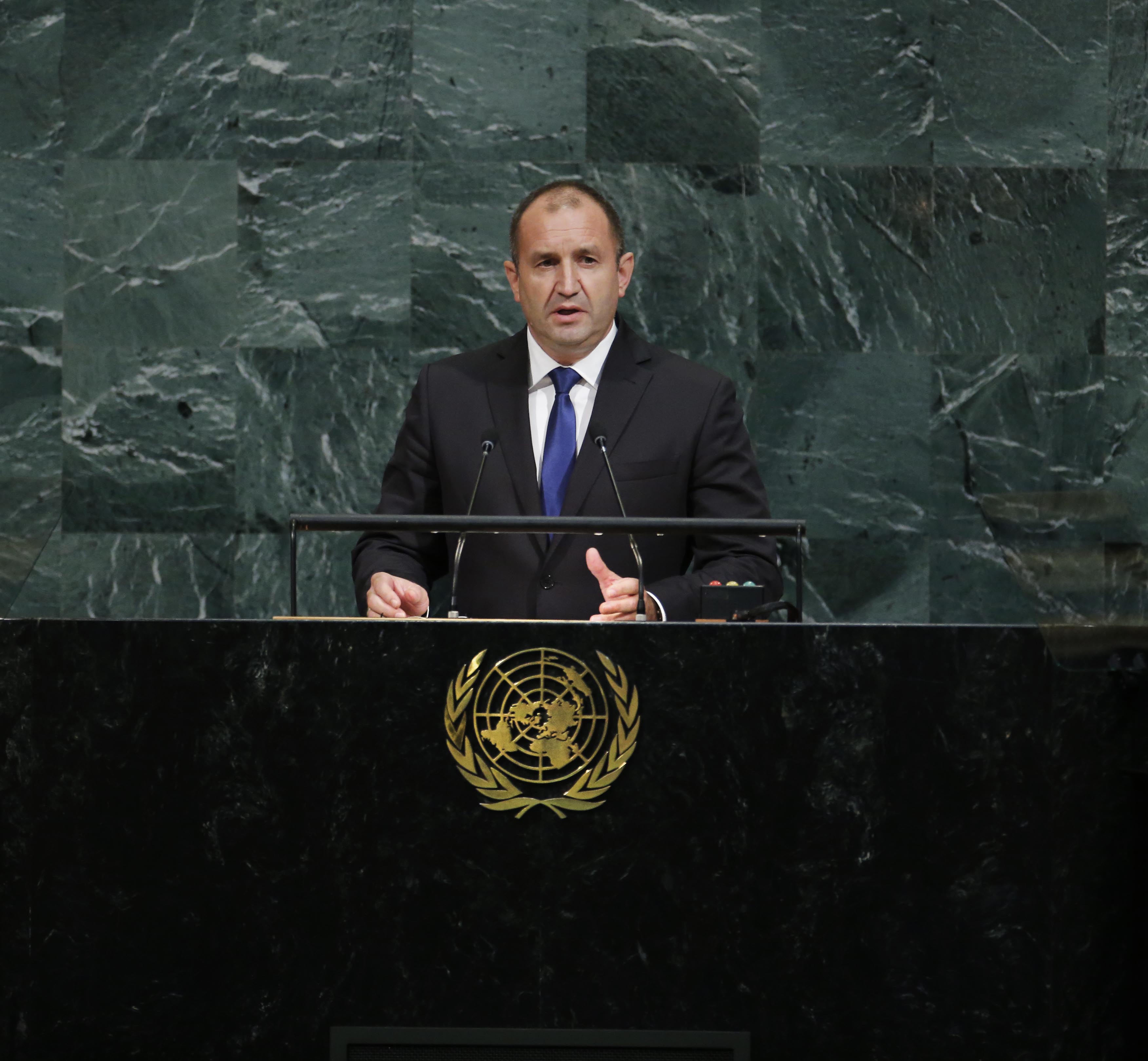 Румен Радев говори пред Общото събрание на ООН