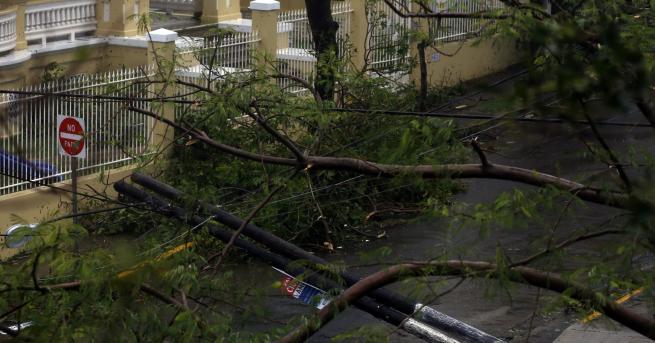 Цялата американската територия Пуерто Рико остана без електрическо захранване заради