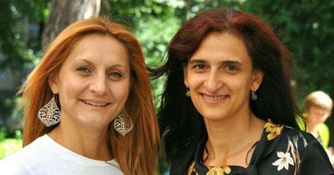 Златина и Радослава от Сдружение Образование и здраве организират образователни