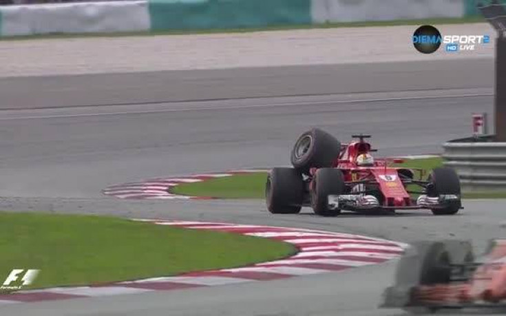 Невероятно: Строл отнесе Фетел след състезанието