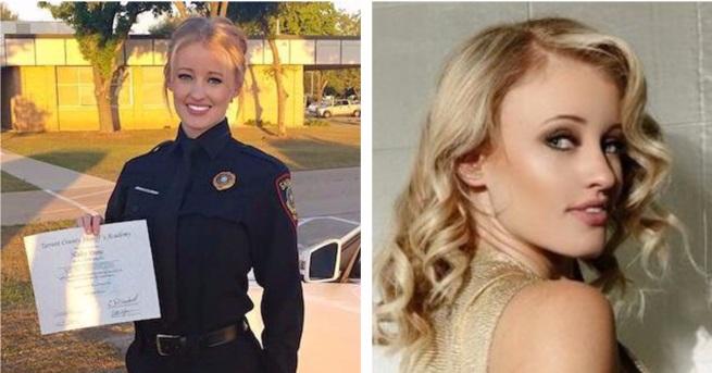 Хайли Дрю е полицай в Тексас Тя всеки ден споделя
