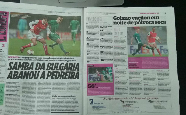 Българска самба разтърси скалата С това оригинално заглавие за мача Брага