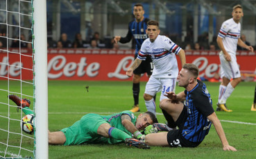 Интер за малко да изпусне спечелен мач в Серия А