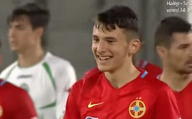 Една звезда изгрява в румънския футбол Едва на 14 години