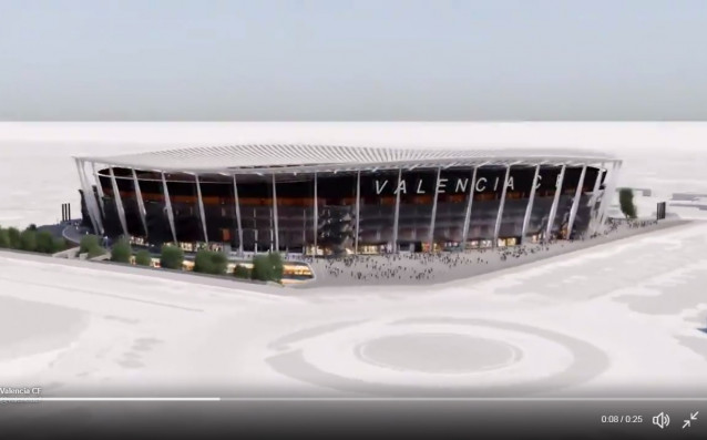 От ръководството на Валенсия се надяват че новият стадион Местая
