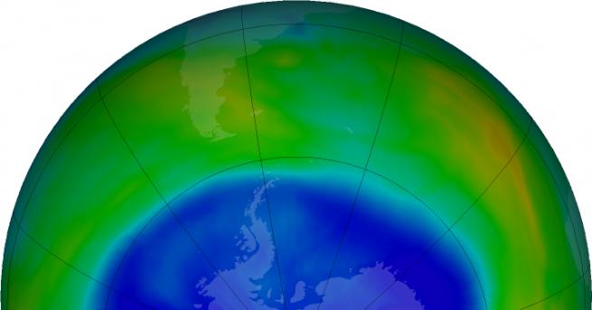 Озоновата дупка през тази година се е смалила до нивата