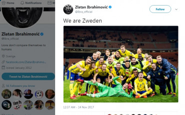 Намекна ли Златан, че може да играе на Световното?