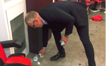 Селекционерът на шведите се превърна в...чистачка