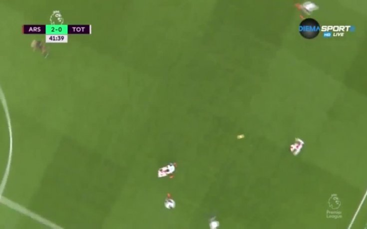 Арсенал - Тотнъм 2:0 /първо полувреме/