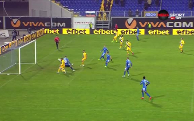 Левски успя да открие резултата срещу Верея със спорен гол
