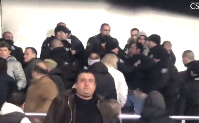 Видео от ексцесиите в ложата на стадион Локомотив разпространи официалният