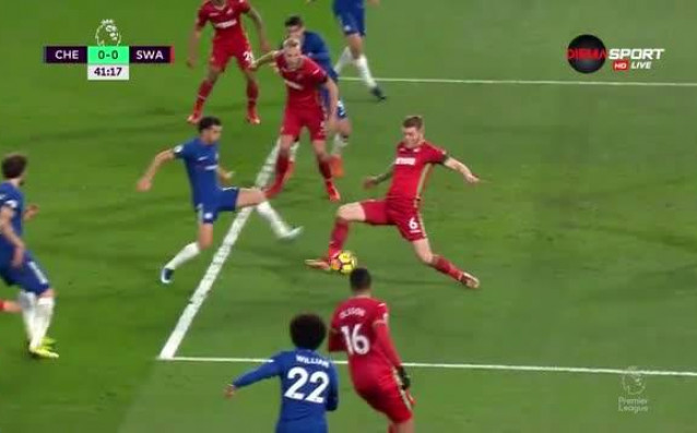 Челси се наложи с минималното 1 0 при домакинството на Суонси