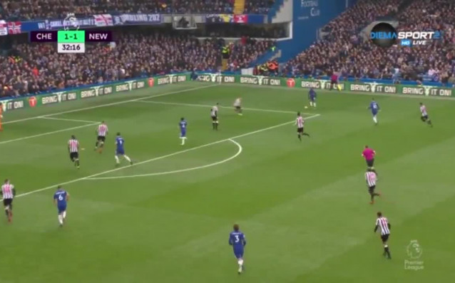 Челси – Нюкасъл 2 1 15 ти кръг Висша лига