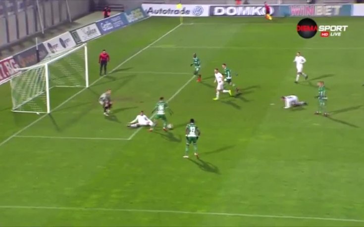 Лудогорец - Дунав 2:0 /първо полувреме/