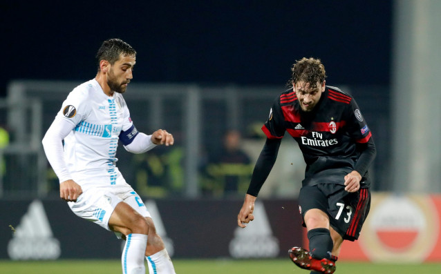 Милан допусна изненадваща загуба с 0:2 като гост от хърватския