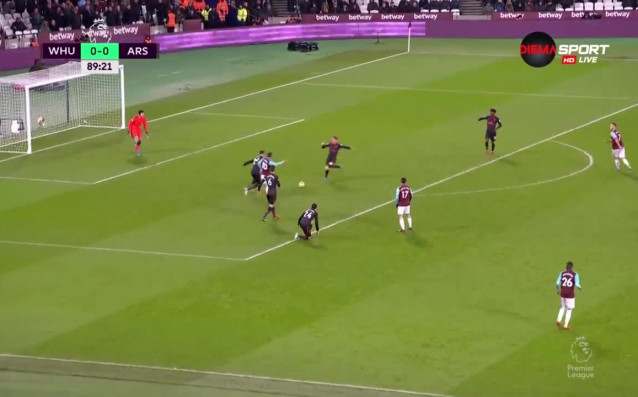 Уест Хем и Арсенал завършиха 0 0 в мача от