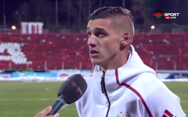 Вкаралият втория гол и победен гол за ЦСКА срещу Лудогорец